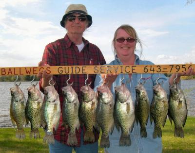 Dick & Pam with a few for the pan